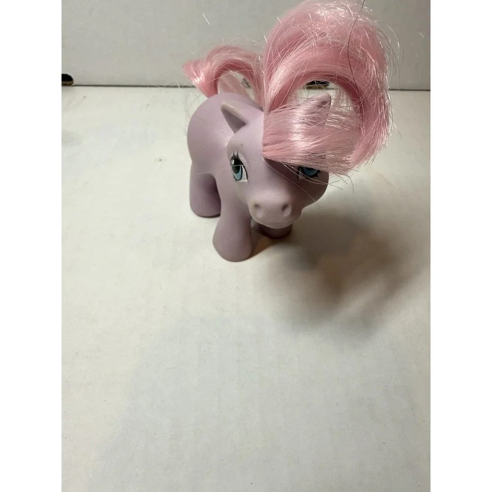 Vintage 1984 My Little Pony Snuzzle G1‎ Hasbro Hong Kong Pink Hair Lavender Pony